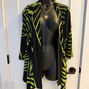 FRANK LYMAN DESIGNER WATERFALL  CARDIGAN 
SZ 14,- LARGE- 🇨🇦MADE IN CANADA!